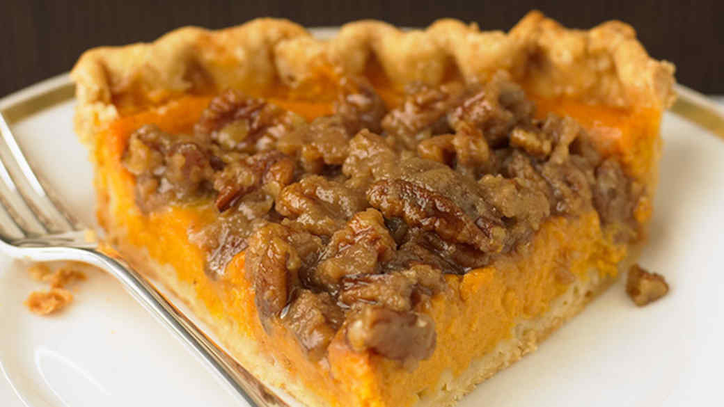 Sweet Potato Pie With Pecan Topping Apple pie banana pie berry pie blueberry pie coconut pie cream pie lemon pie peach pie pecan pie pie crusts pumpkin pie strawberry pie sweet potato pie. sweet potato pie with pecan topping