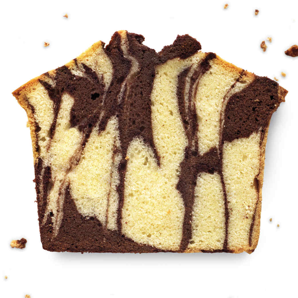 chocolate marble pound cake