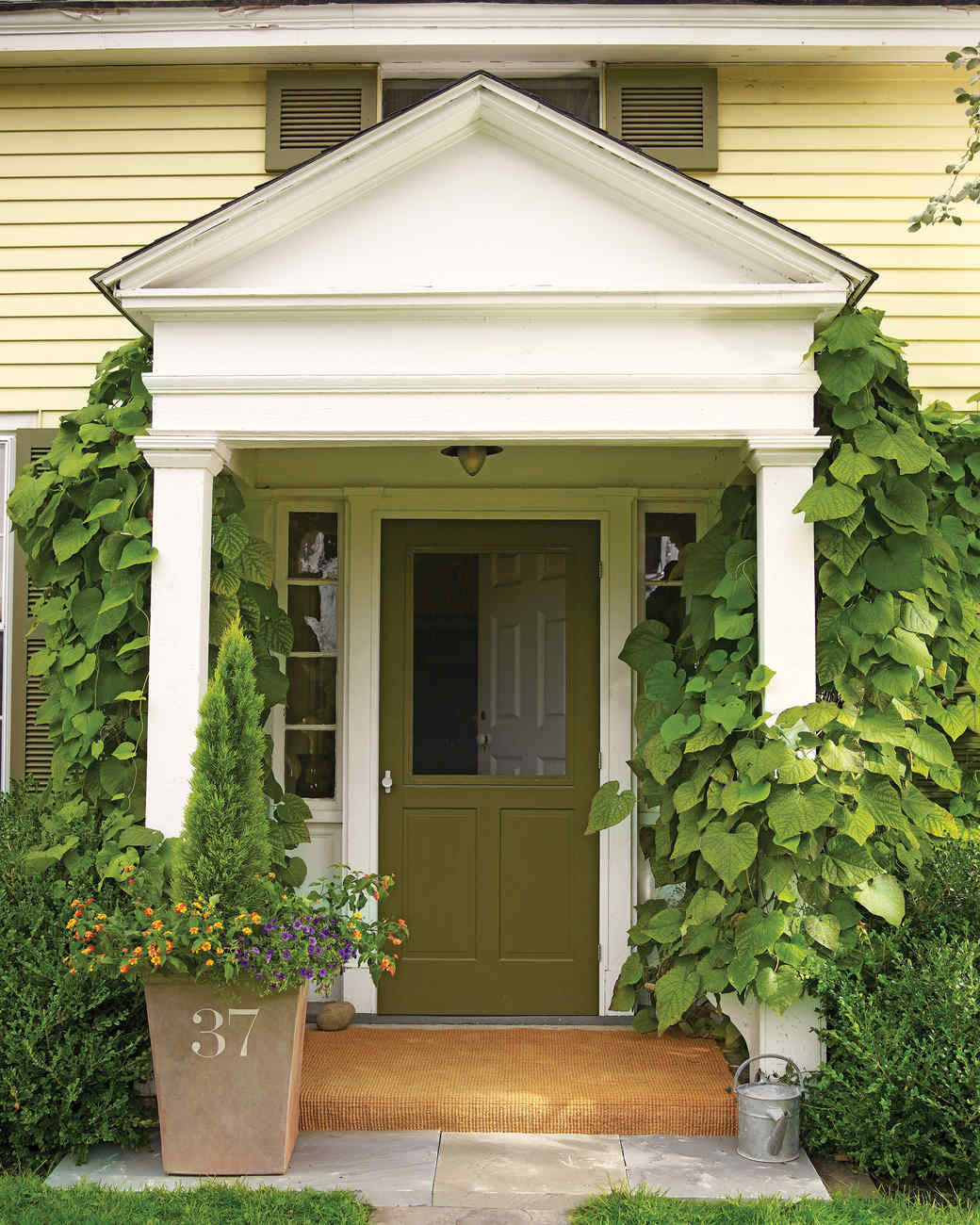 Paint Your House Number On A Planter Martha Paint Your House Number On A Planter