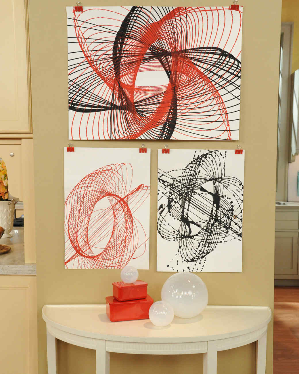 spirograph with paint