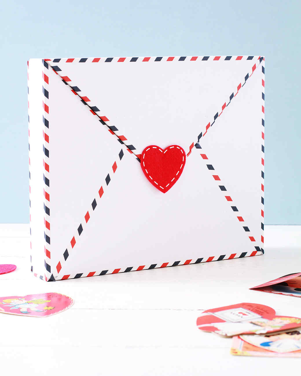 Envelope Valentine Box | Martha Stewart