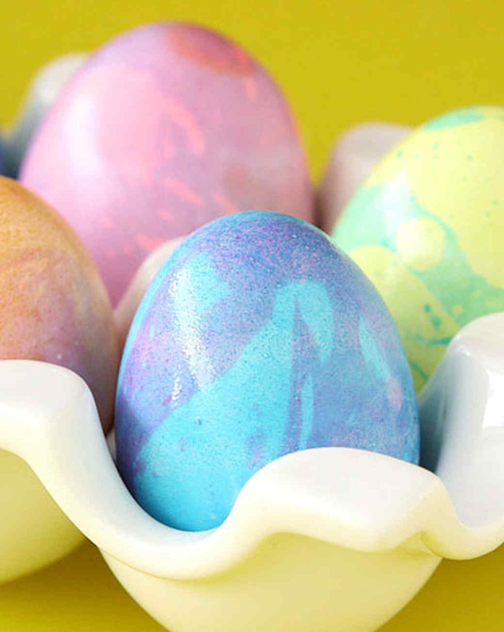 How to Make Marbleized Easter Eggs | Martha Stewart