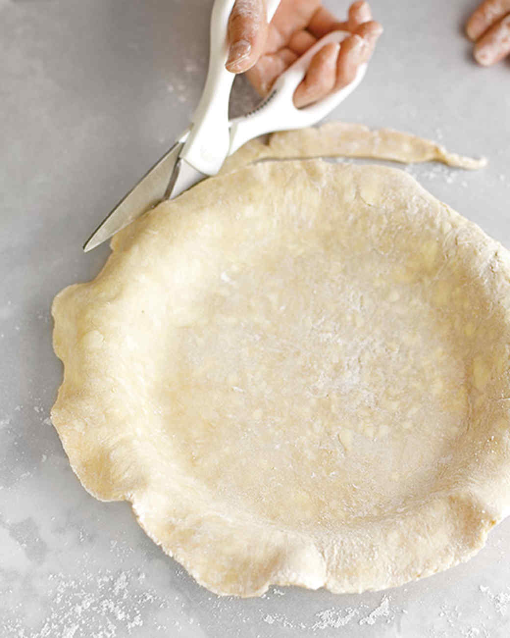 How to Fit and Crimp a Pie Crust Martha Stewart