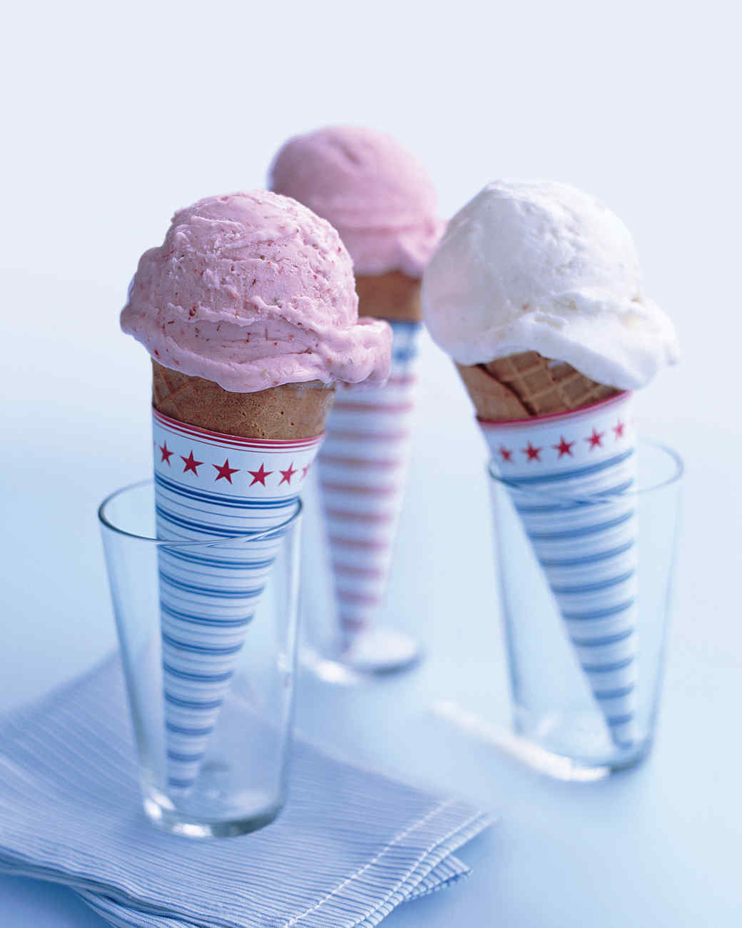 patriotic ice cream cone wrapper martha stewart