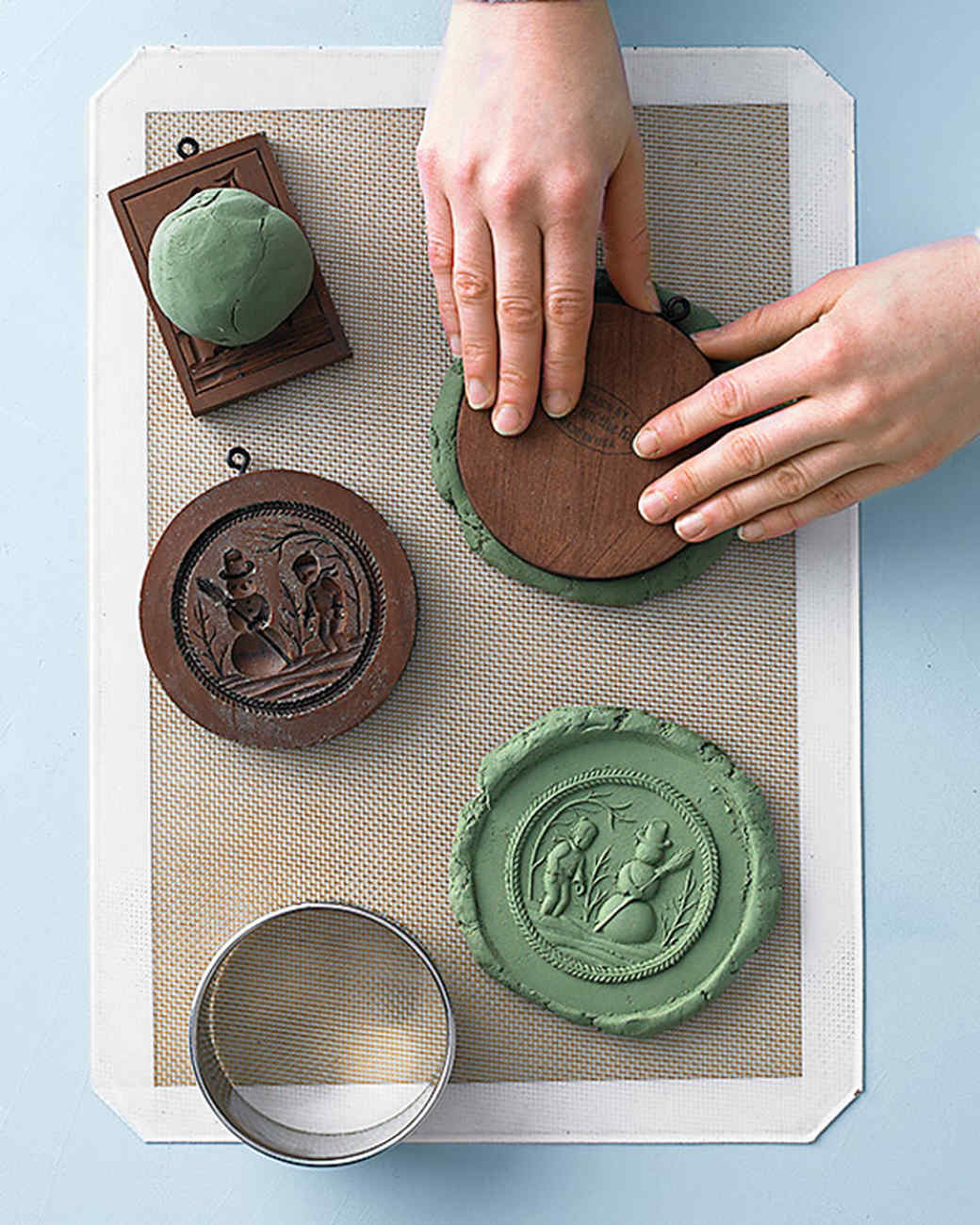 Jasperware Ornaments Martha Stewart