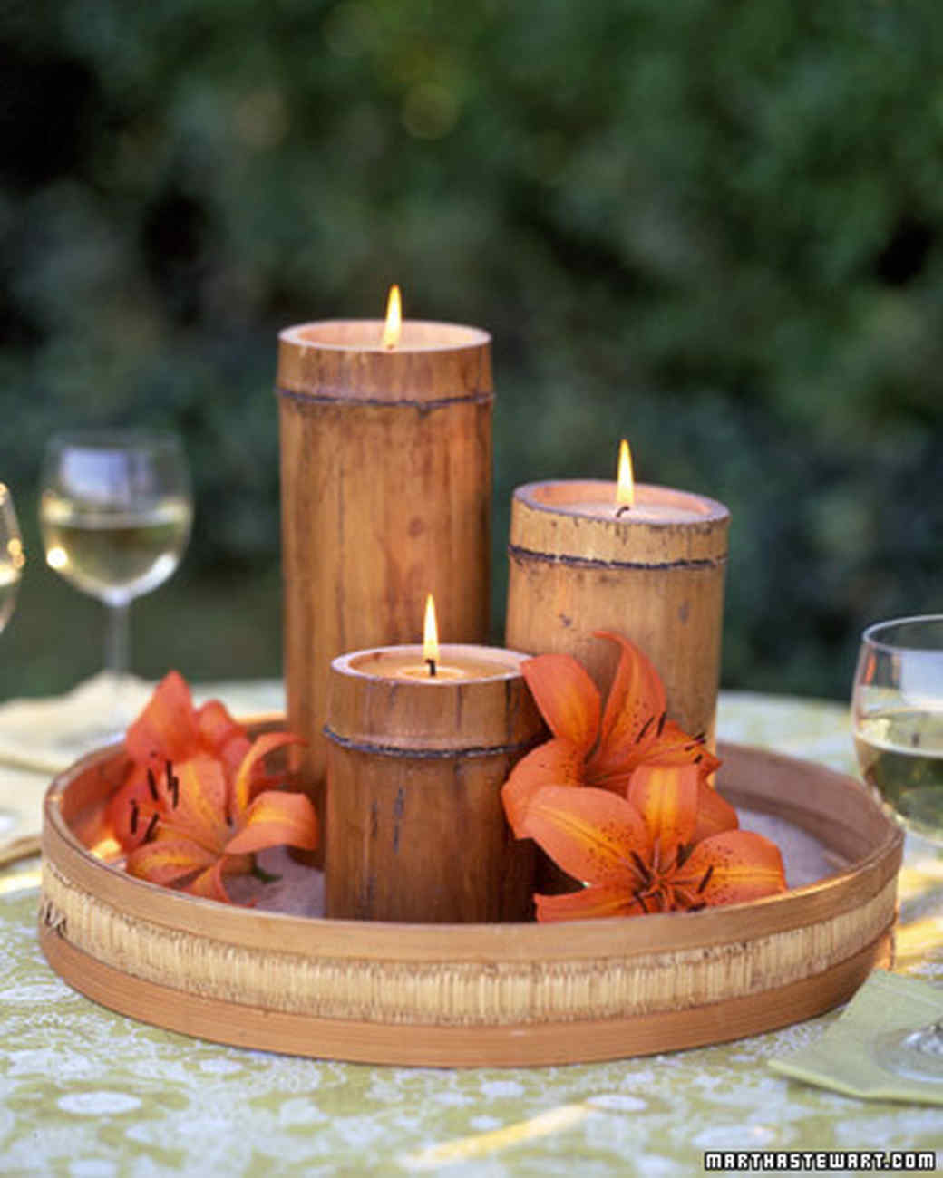 Bamboo Candles & Video | Martha Stewart
