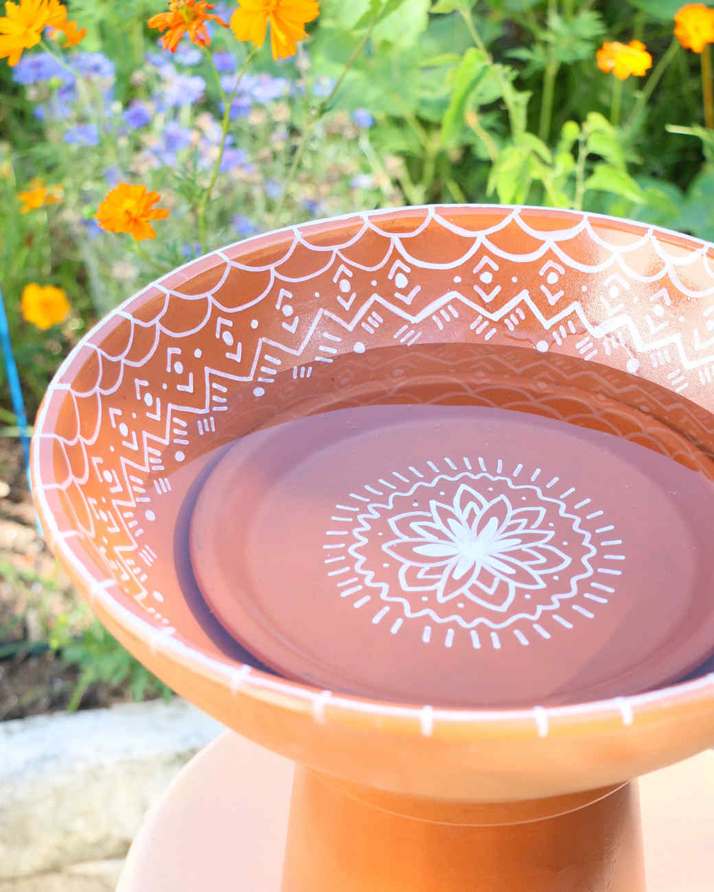 How To Make A Terra Cotta Bird Bath Best Decorations