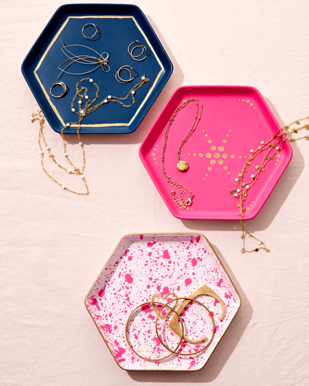 DIY Hand-Painted Jewelry Dishes