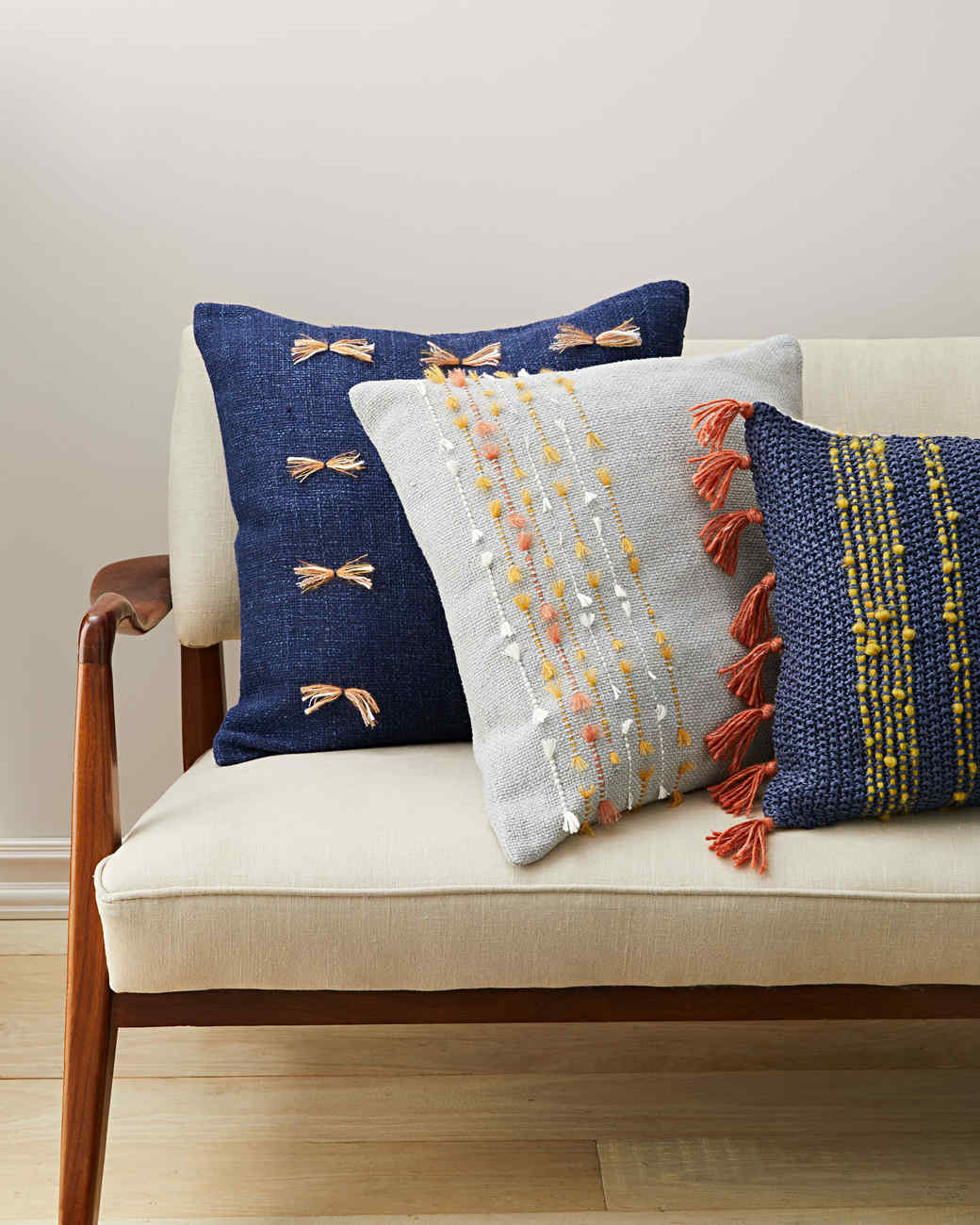 Embroidered Throw Pillows | Martha Stewart