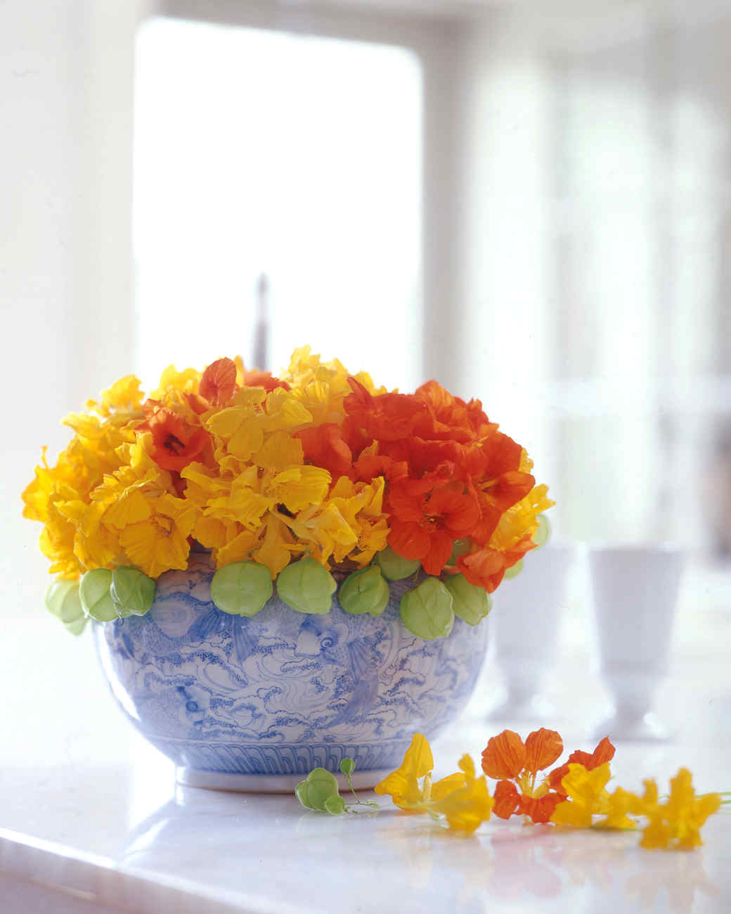 Orange Flower Arrangements Martha Stewart