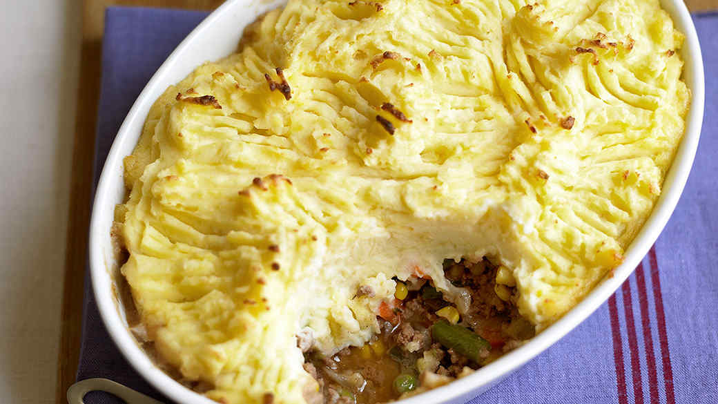 easy shepherd's pie with instant mashed potatoes