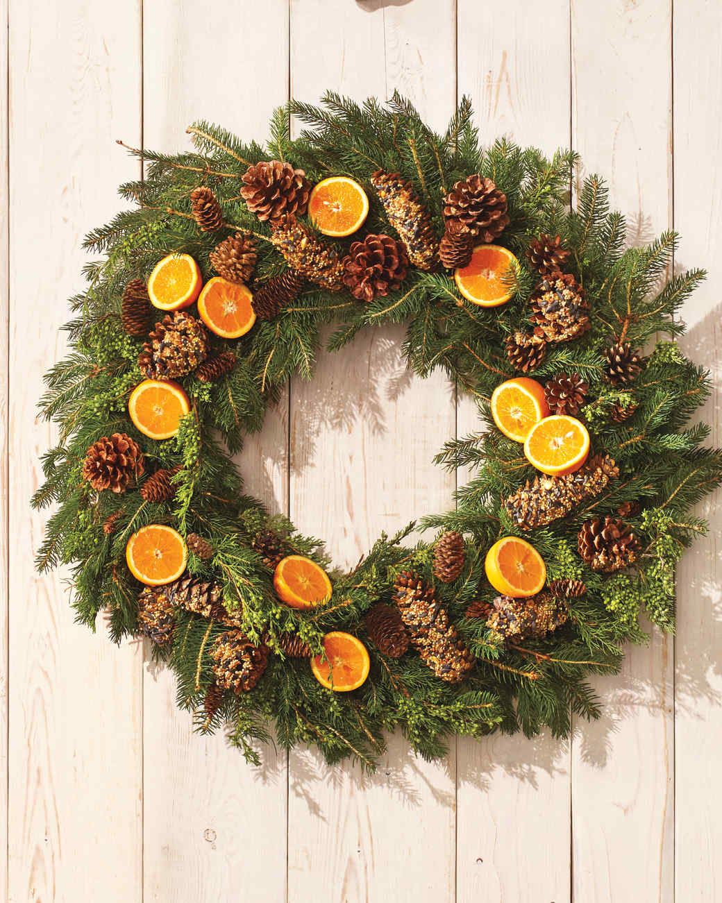 Pinecone Bird Feeder Wreath Martha Stewart