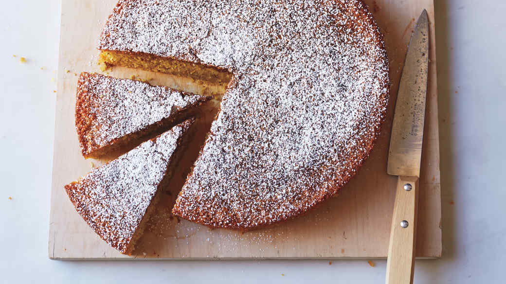 lemon cornmeal cake
