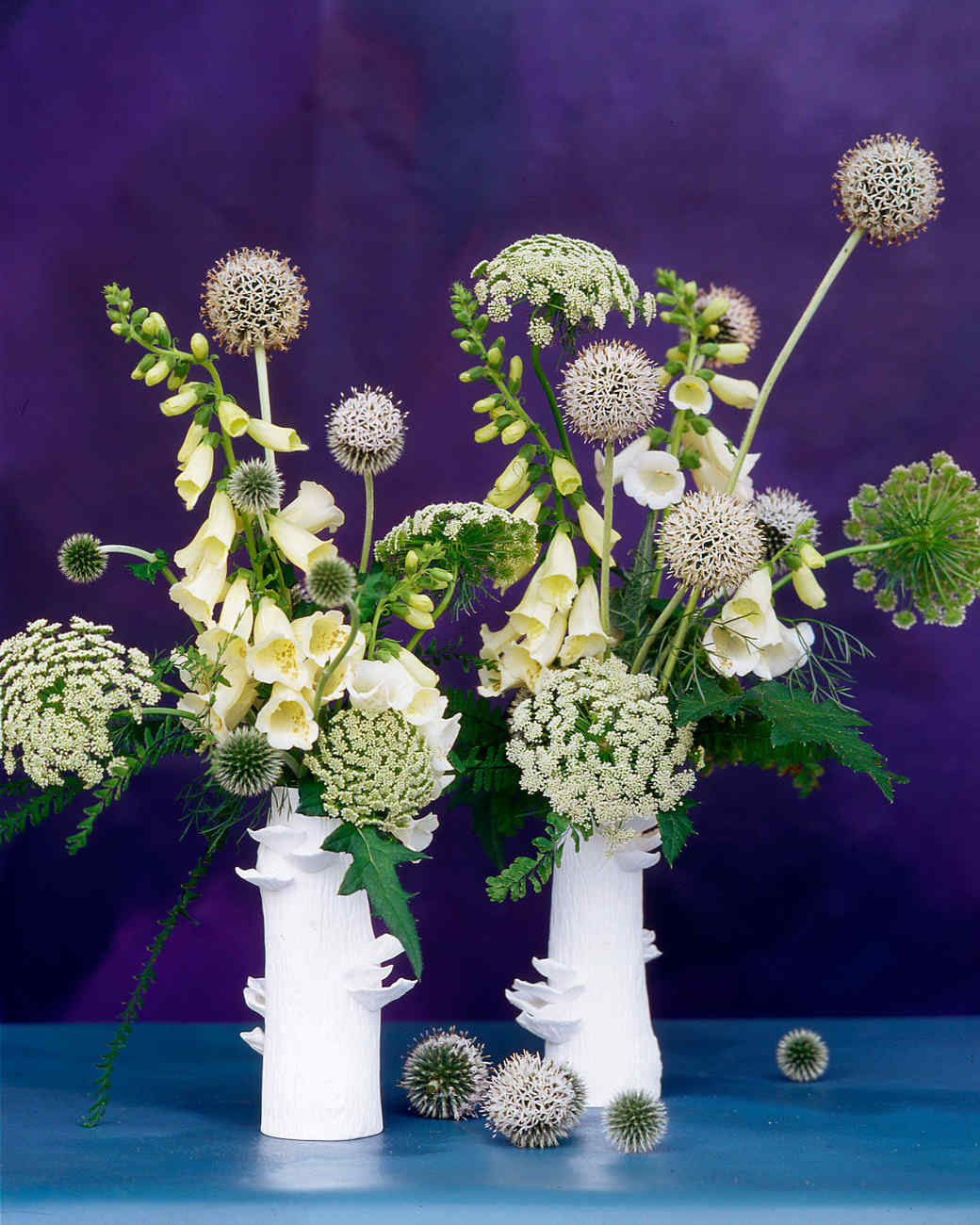 white flower arrangements martha stewart