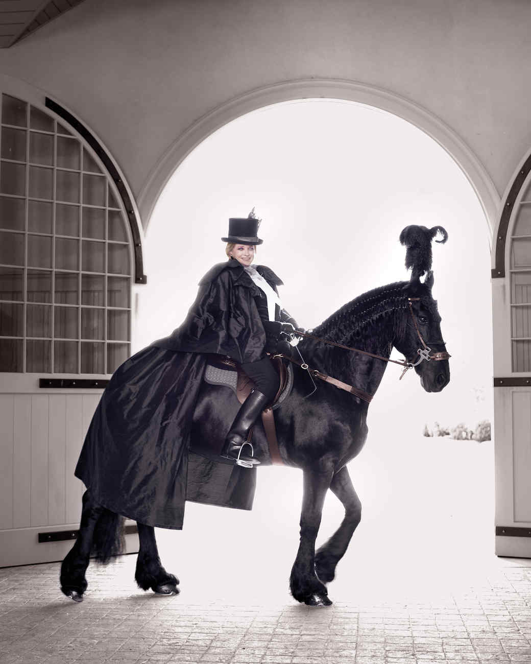 Ghostly Equestrienne Costume Martha Stewart