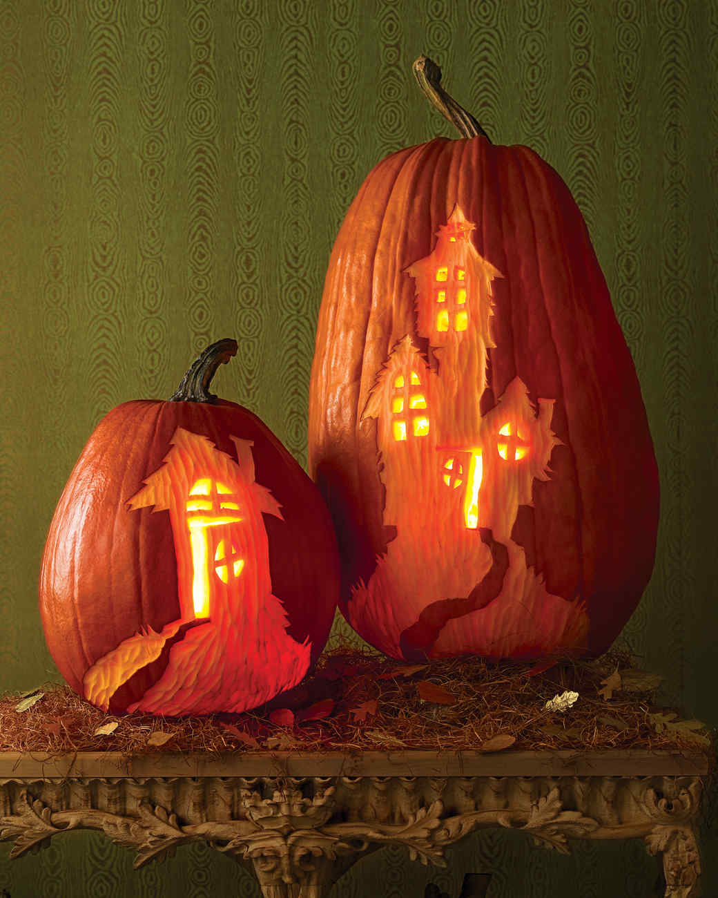 Pumpkin Carving Ideas Haunted House