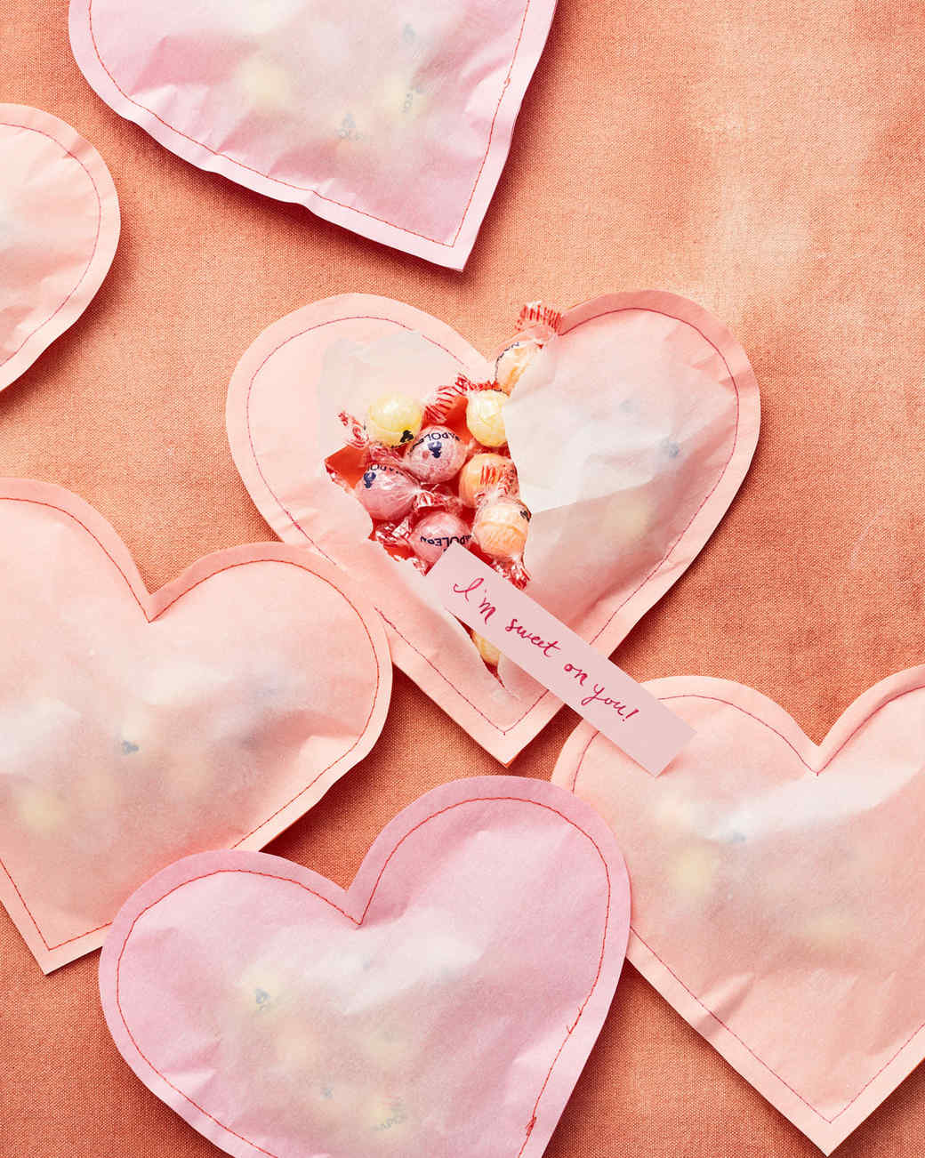 Stuffed Paper Hearts Martha Stewart