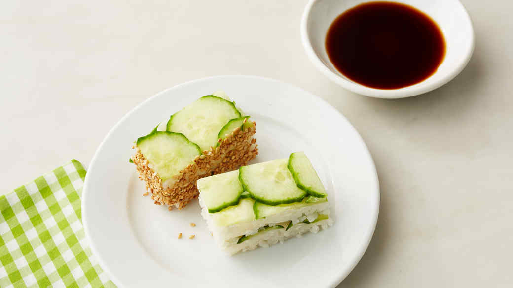 Cucumber Rice Sandwiches