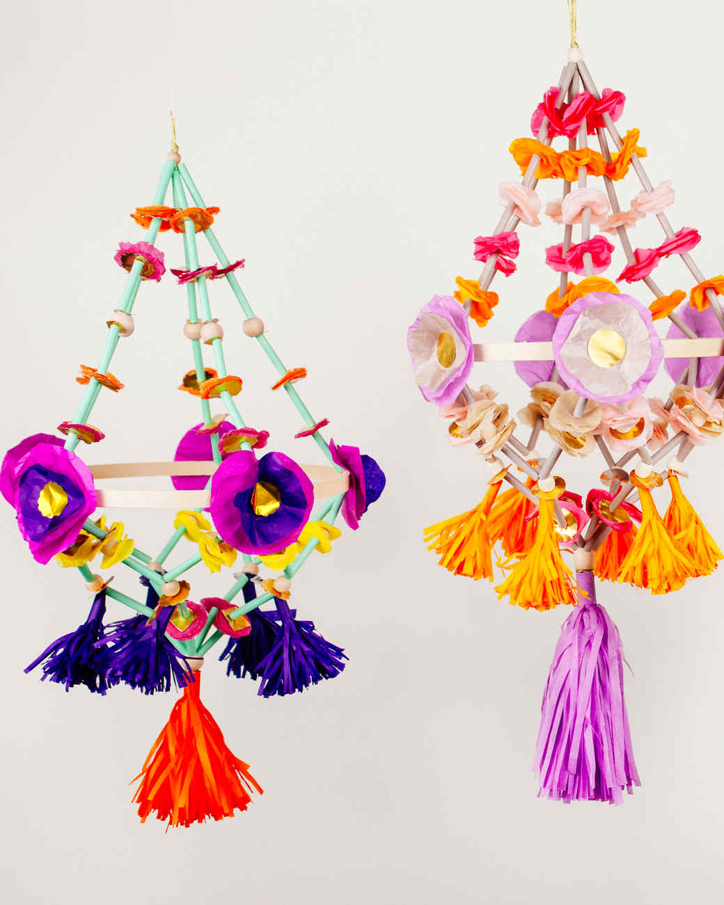 Diy Pajaki Paper Chandeliers Martha Stewart Diy Pajaki Paper Chandeliers