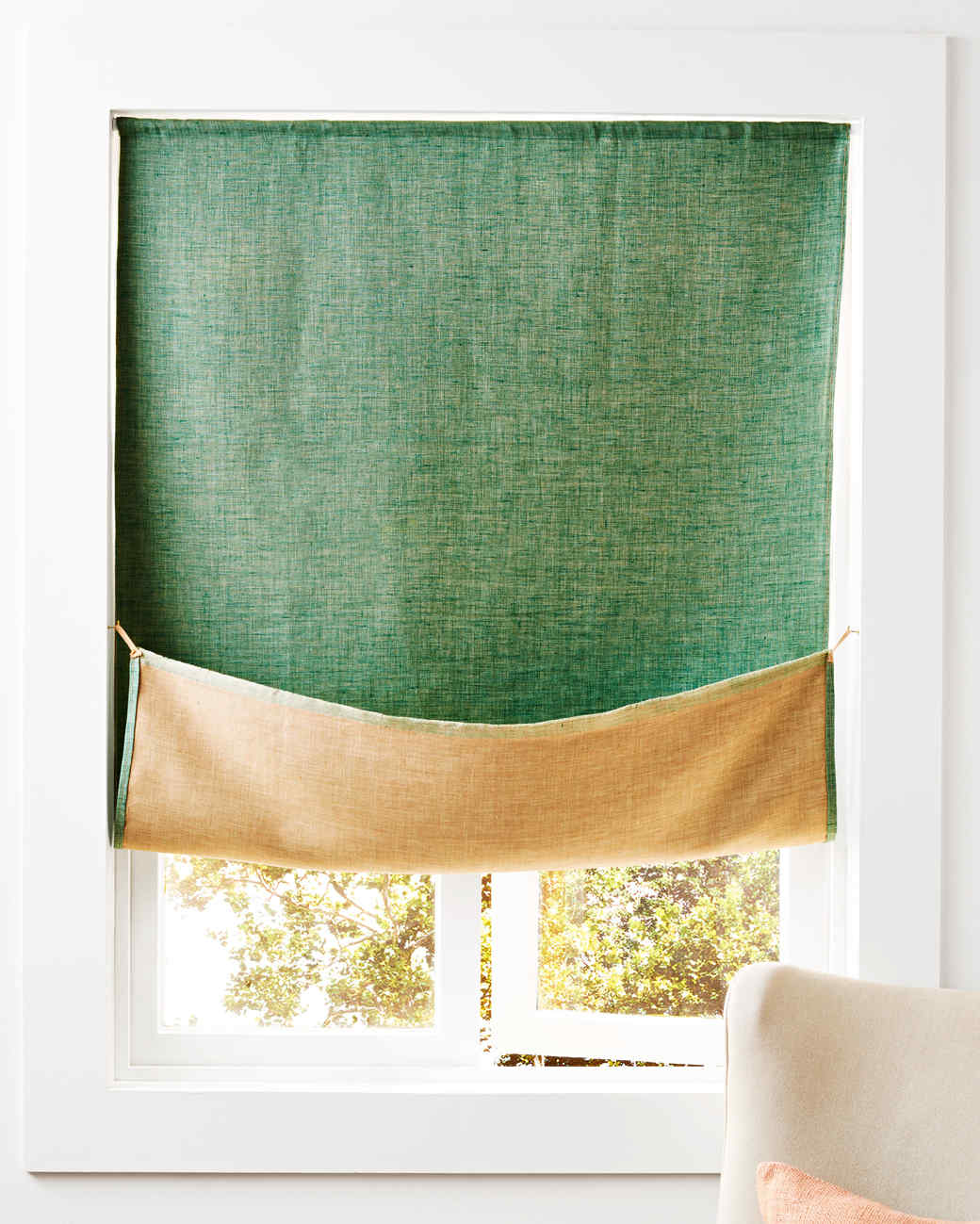 Reversible Linen Curtain | Martha Stewart