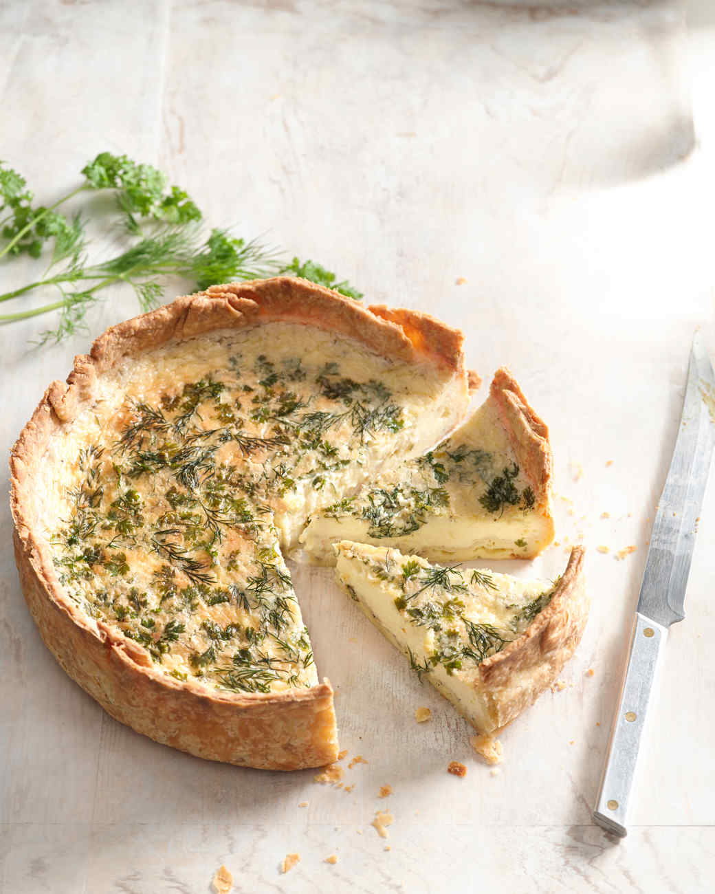 martha stewart quiche