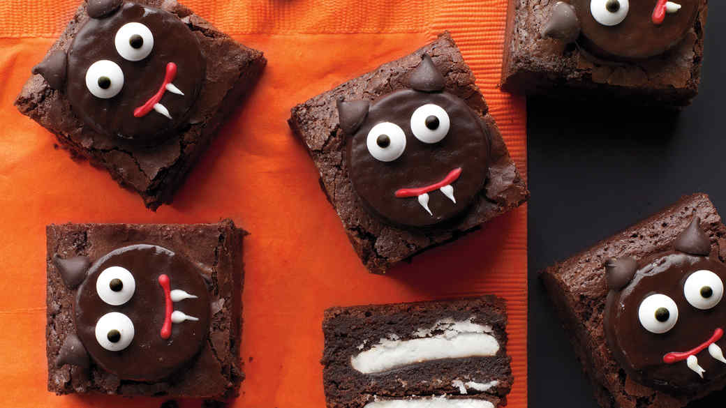 scaredy cat brownies