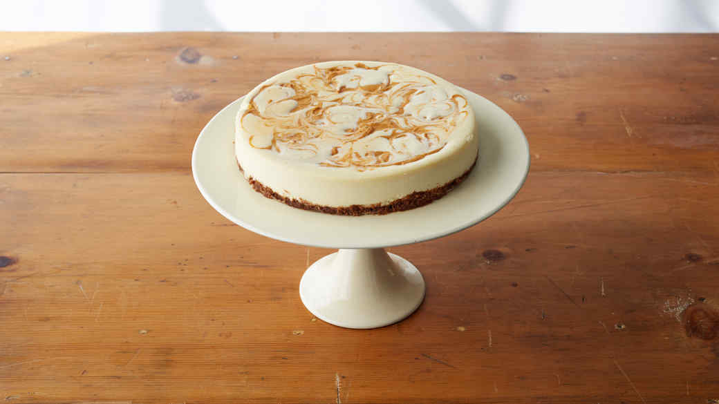 pumpkin swirl cheesecake