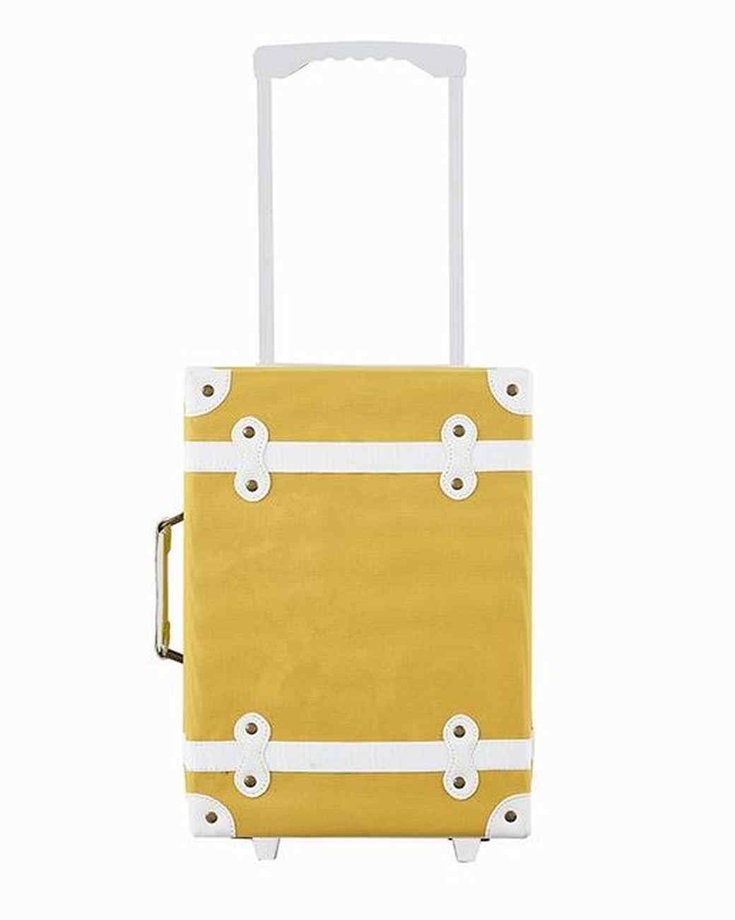 yellow suitcase for kids