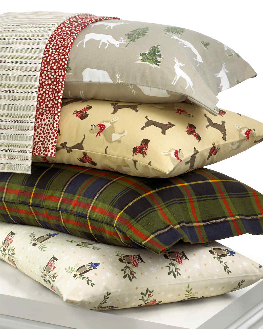 Gifts For The Home Martha Stewart   Msmacys Holiday Flannelbedding Mrkt 1113 Vert 