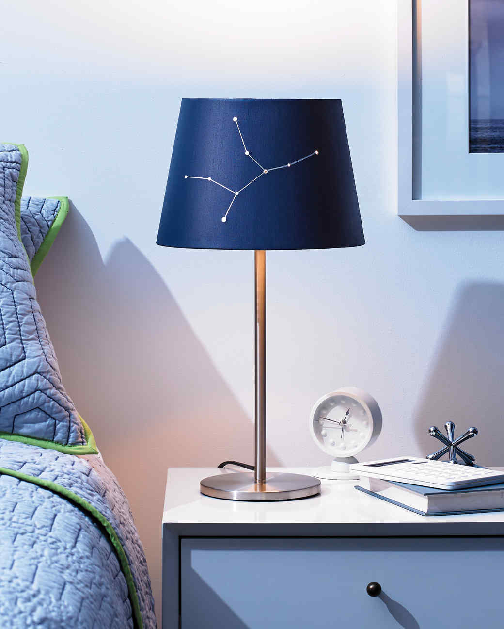Starry Nights Diy Constellation Lampshade Martha Stewart