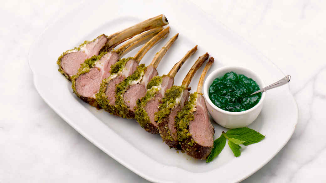 how to serve mint jelly with lamb
