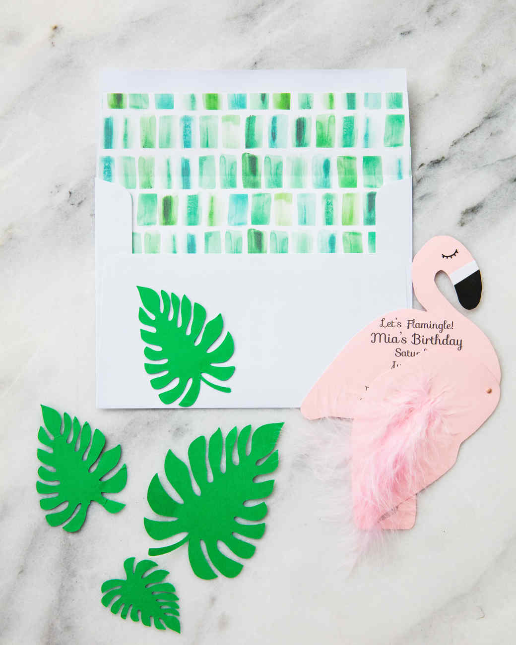flamingo party invitations martha stewart