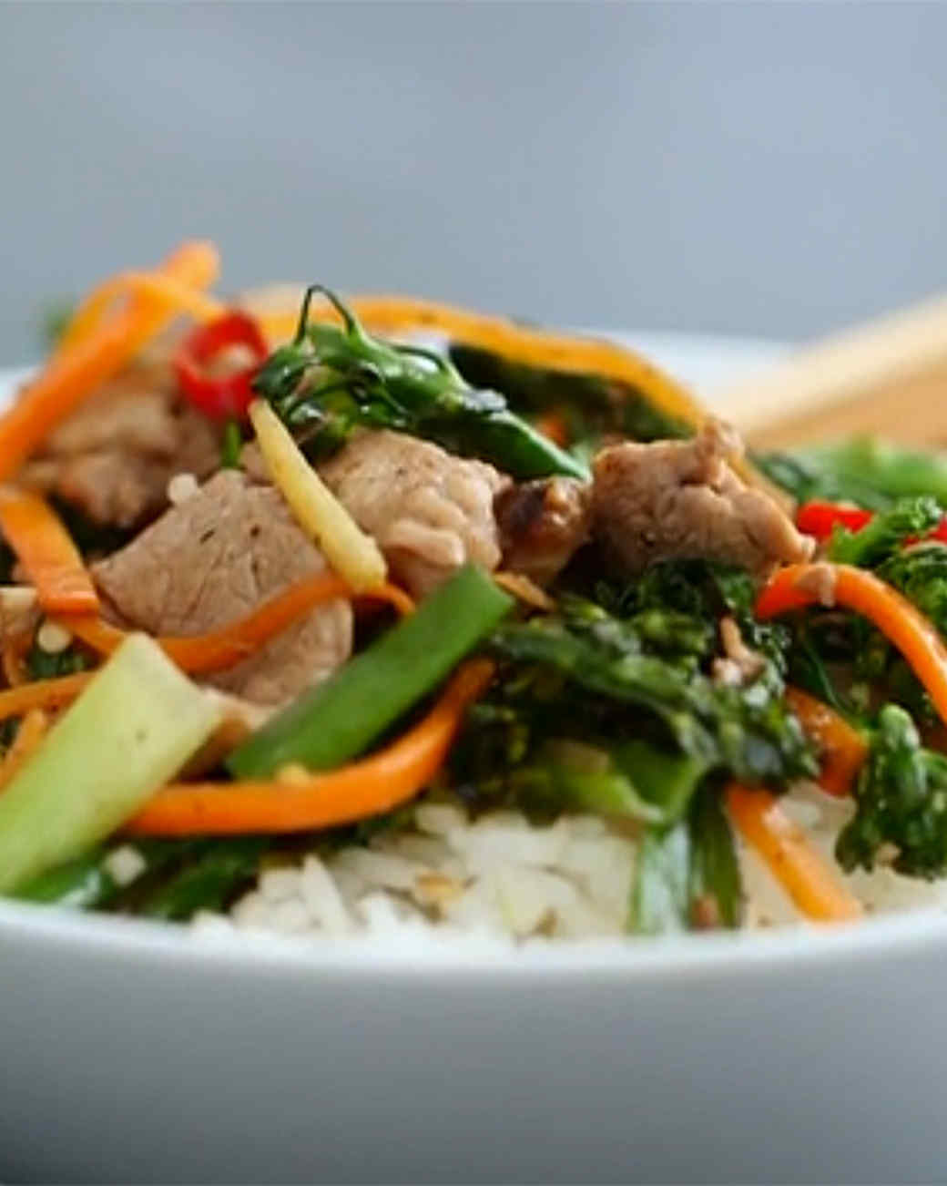 StirFrying 101 Martha Stewart