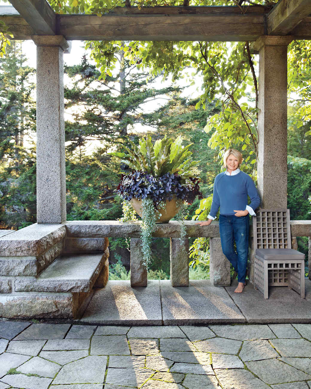 Marthas Skylands Home In Maine Tour The Gardens Martha Stewart