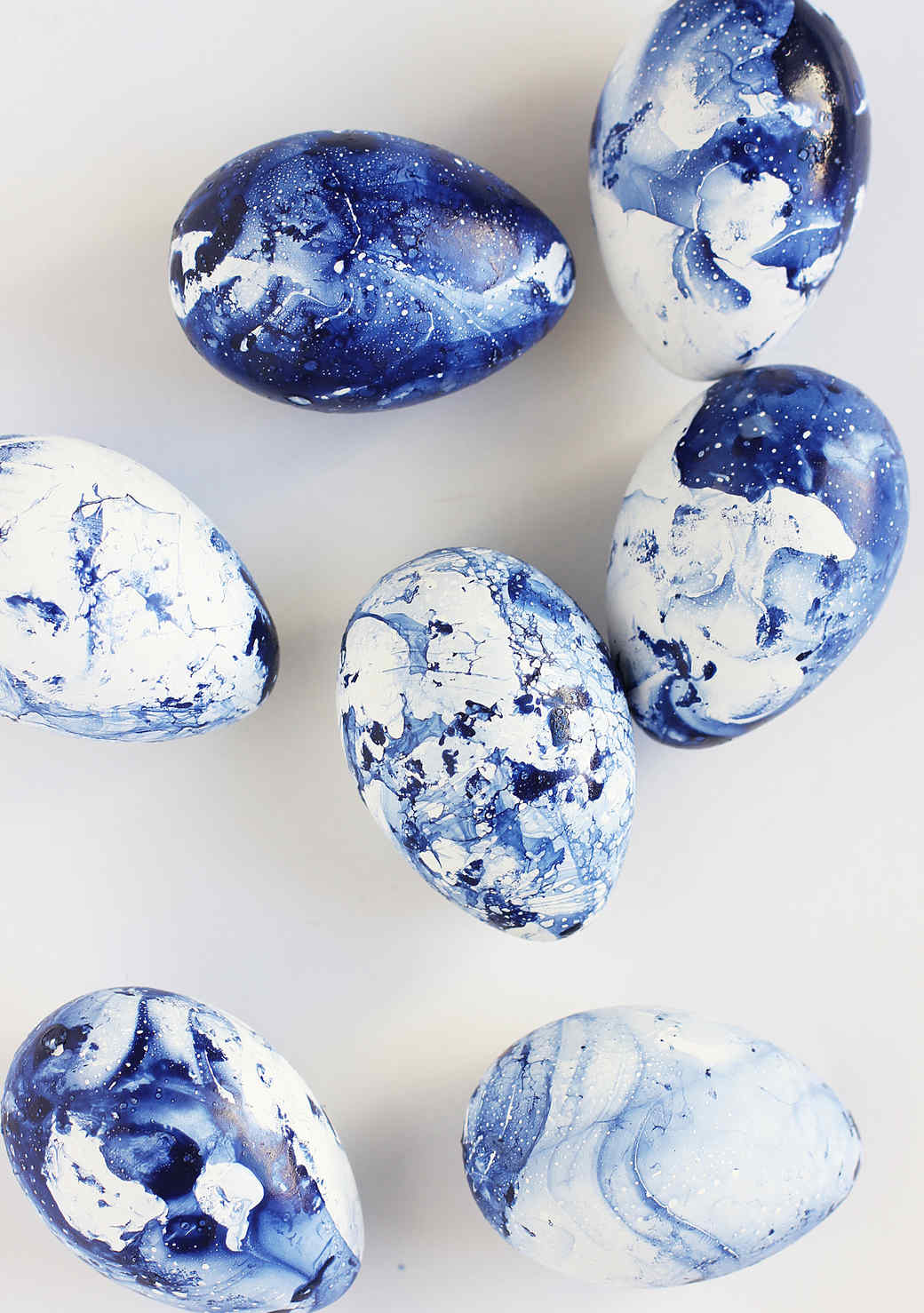 ombre splatter paint marble