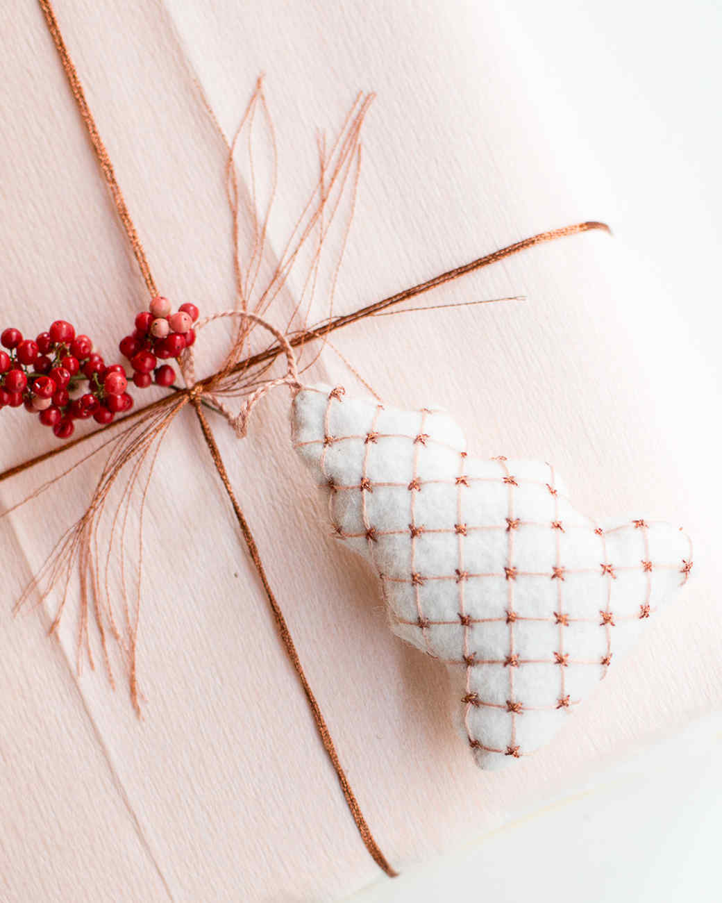 Embroidered christmas tree ornament  martha stewart Embroidered christmas tree ornament  martha stewart