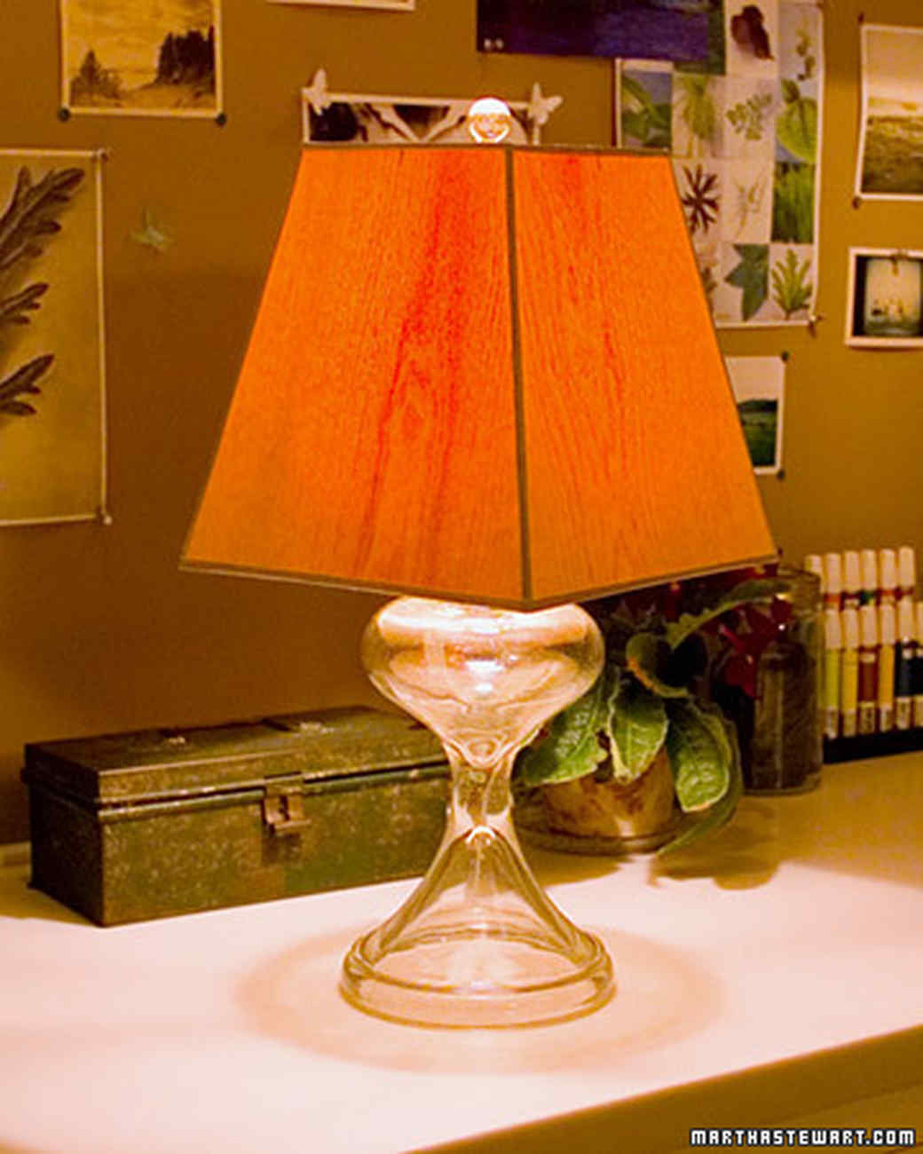 Wood Veneer Lampshade Martha Stewart