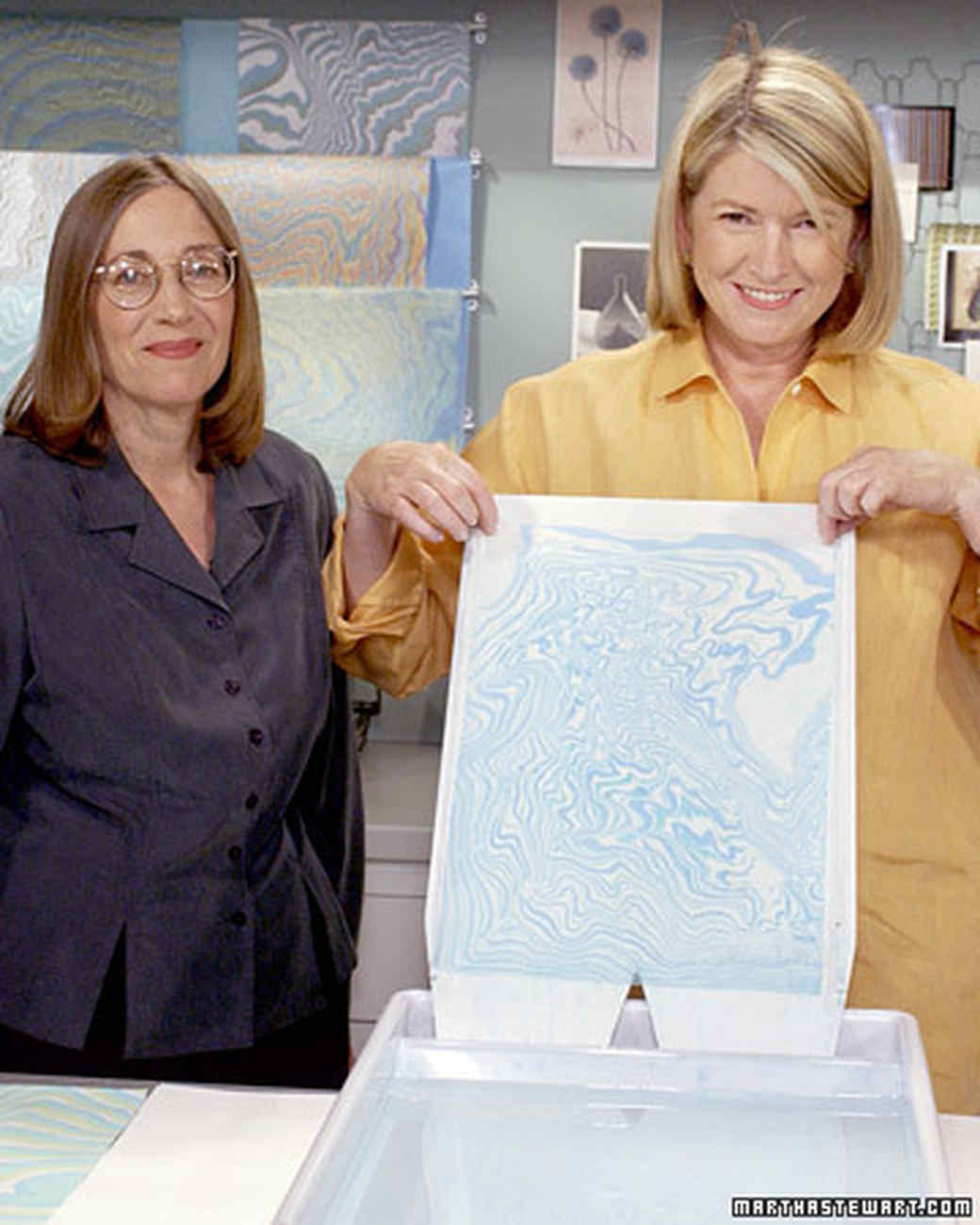 suminagashi paper martha stewart