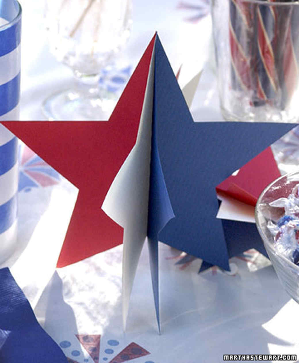 3-D Paper Star Decorations | Martha Stewart