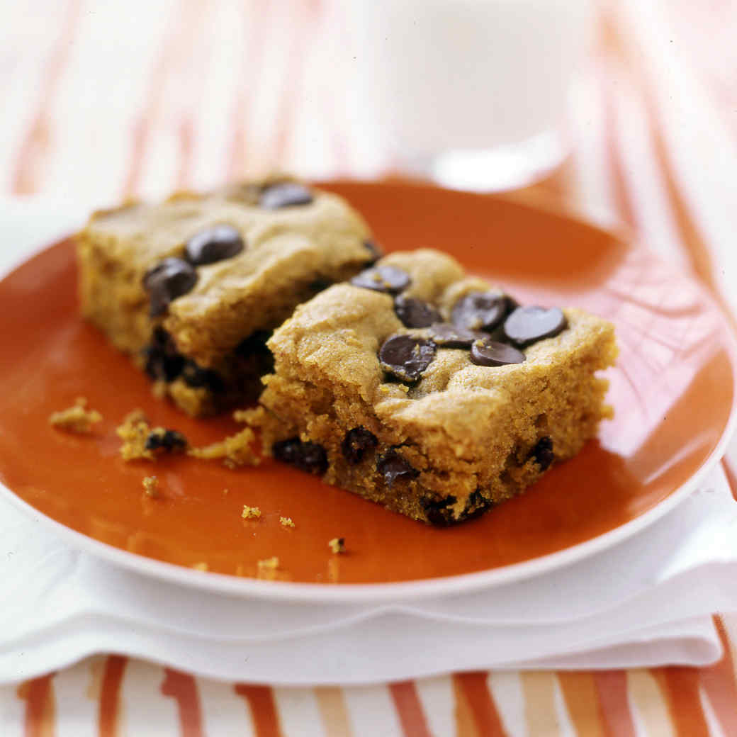 pumpkin chocolate chip squares