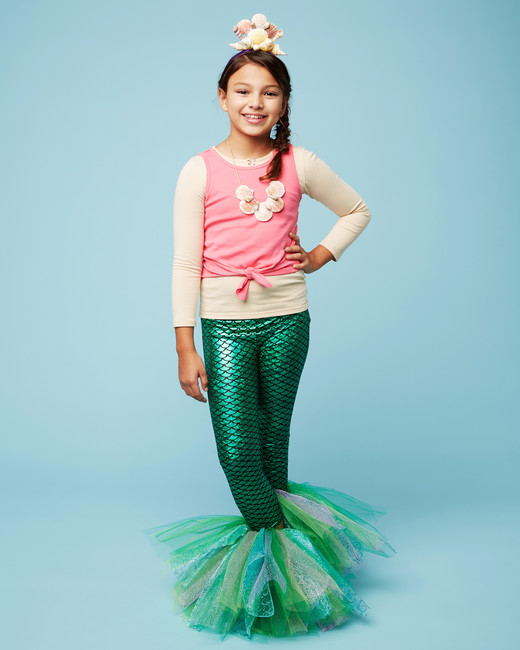 mermaid outfit girl