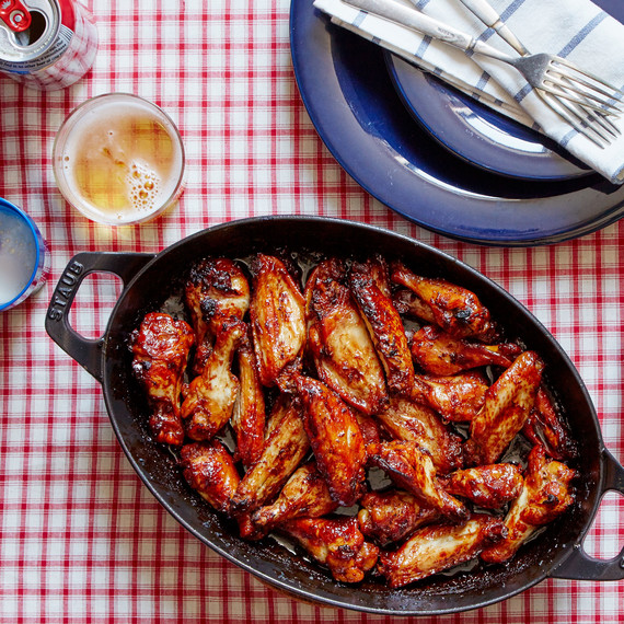 Teriyaki chicken wings, one of the Martha & Marley Spoon's Super Bowl recipes Teriyaki chicken wings, one of the Martha & Marley Spoon's Super Bowl recipes