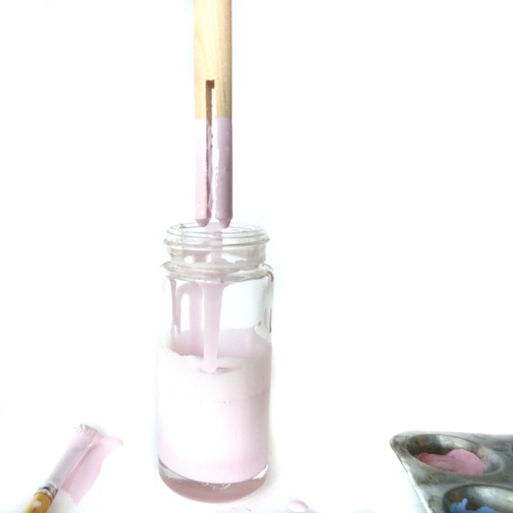 DIY Pastel Paint Dipped Easter Napkin Rings