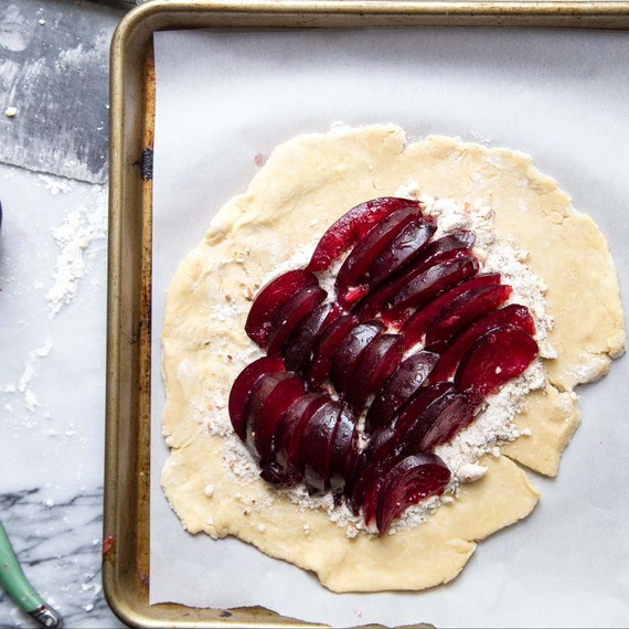 A Plump Plum Galette for Two Martha Stewart