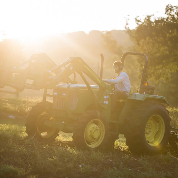 young farmer jason on tractor young farmer jason on tractor