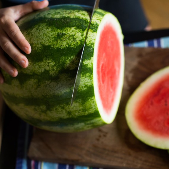 Cut the watermelon