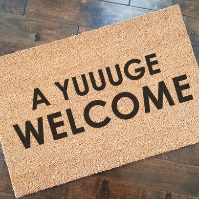 Yuge Welcome Mat