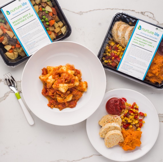 A sampling of Nurture Life's meals A sampling of Nurture Life's meals