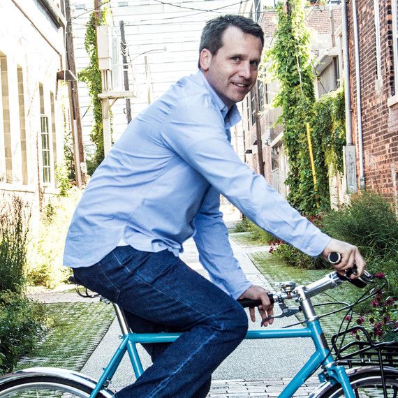 Heath Carr on a bicycle Heath Carr on a bicycle