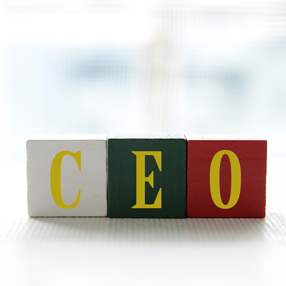 CEO small business boss blocks